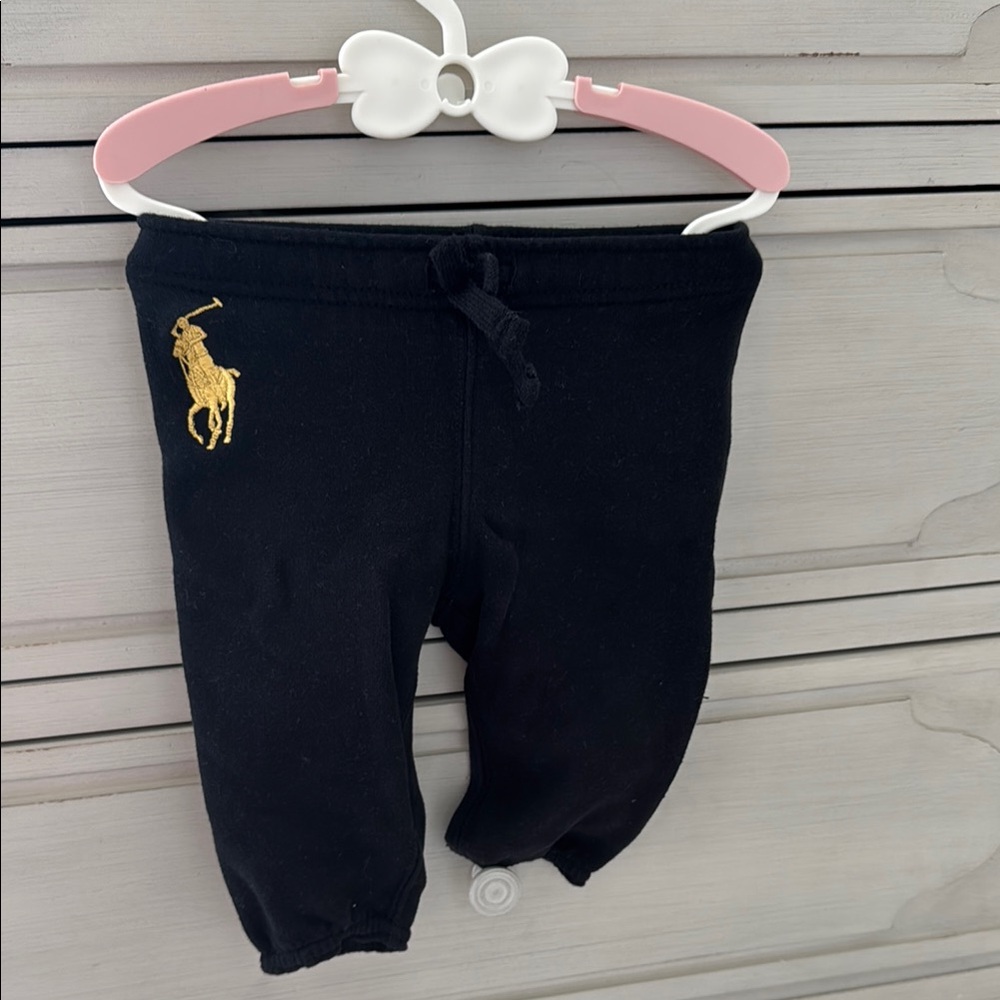 Ralph Lauren Kids Black Bottoms